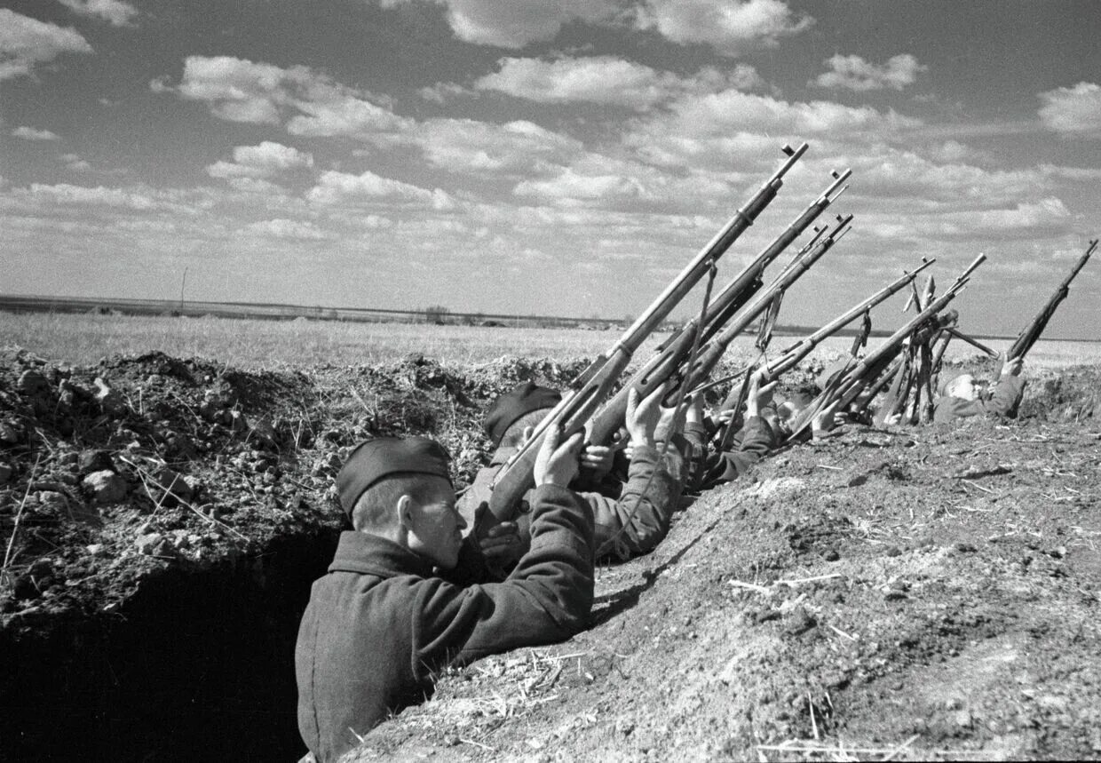 Охотник во время войны. Курская битва Великой Отечественной войны.