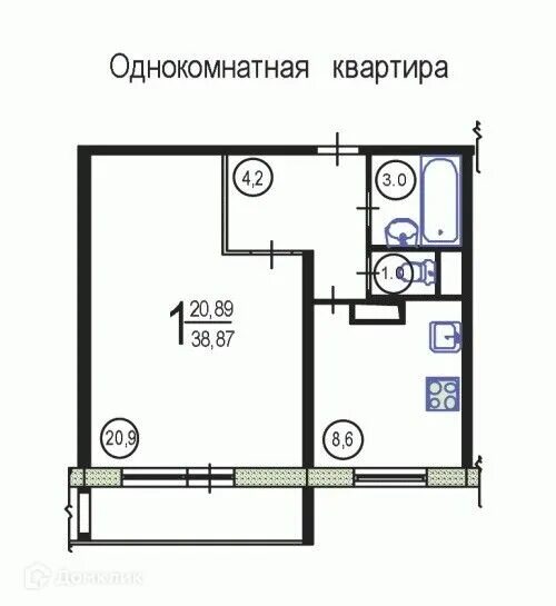Планировка дизайн проект однокомнатной квартиры п46м Размер однокомнатной квартиры фото