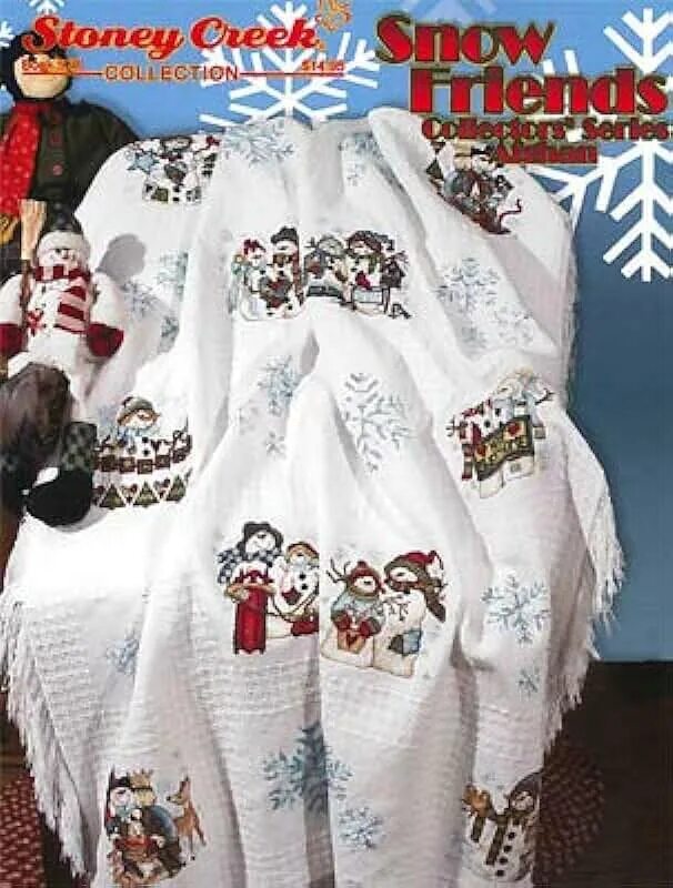 Stoney Creek Snow buddies Collector. Stoney Creek collection - Christmas Snow friends banner. Santa Collectors Series Stoney Creek. Christmas Village Collector's Series Afghan. Collection friend