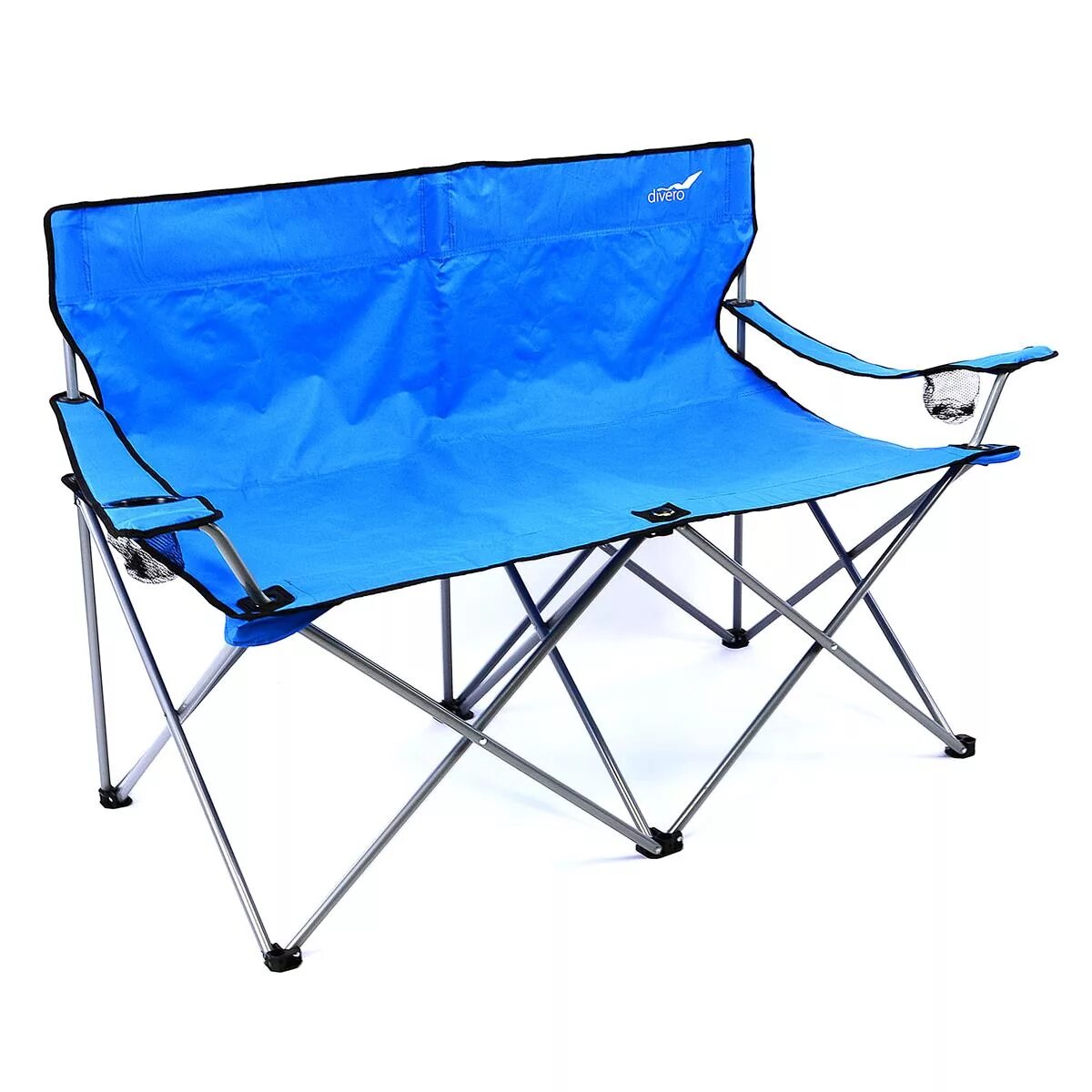 Divero. Кресло походное. Кресло для кемпинга. Лежак садовый в стиле минимализм. Садовые аксессуары.