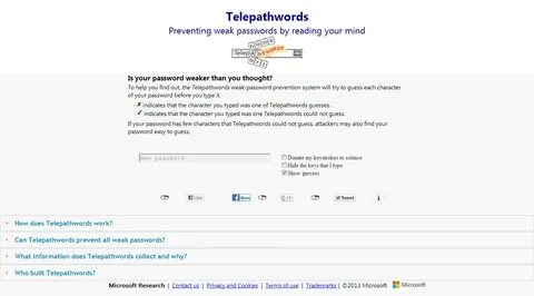 Weak password