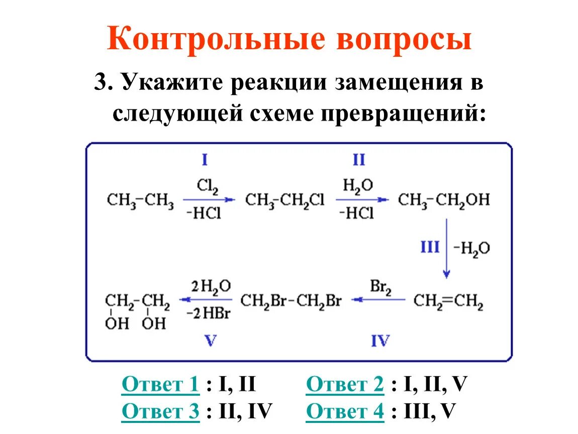 Схема реакции замещения. Укажите реакцию замещения. Типы химических реакций в органической химии. Реакции замещения в органической химии.
