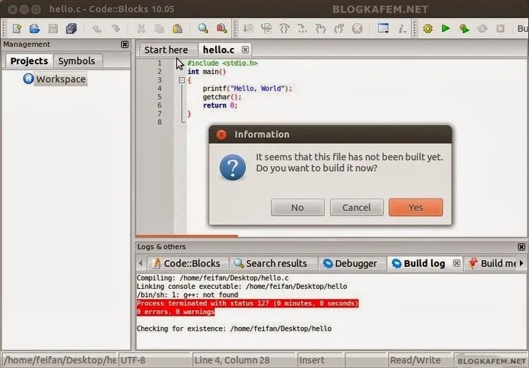 Code Blocks. Codeblocks Linux. Codeblocks Ubuntu. GTK codeblocks Linux.