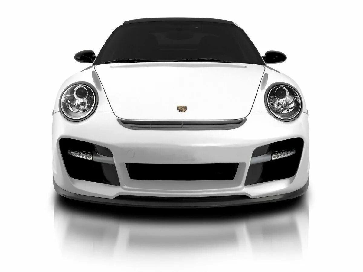 Перед автомобиля. Porsche 911 анфас. Porsche 911 Turbo. Порше 911 на белом фоне. Порше 911 морда.