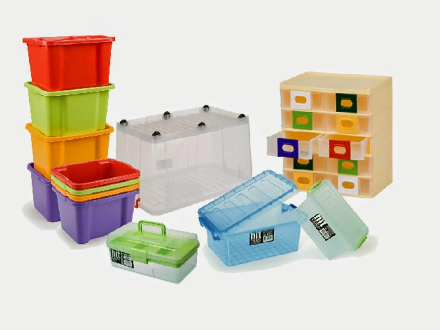 Plastic products. Plastic Houseware. Plastic usable products. Plastic items