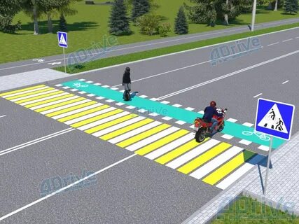 Пешеход мотоциклист