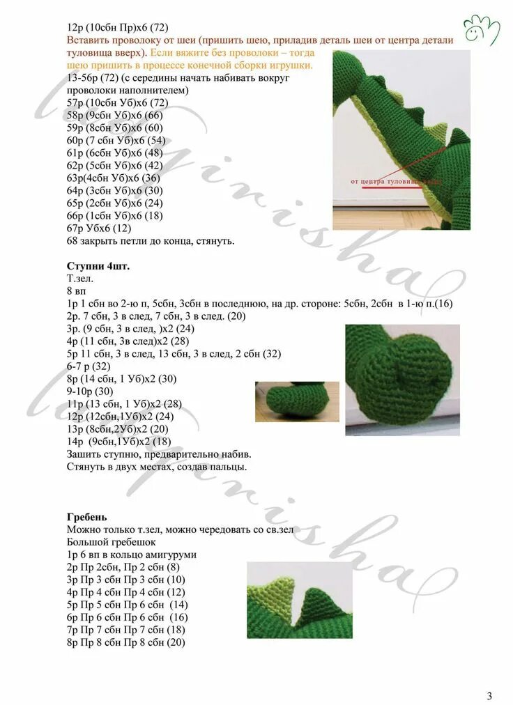 вязаная крючком игрушка дракон Crochet dragon pattern, Crochet dinosaur patterns