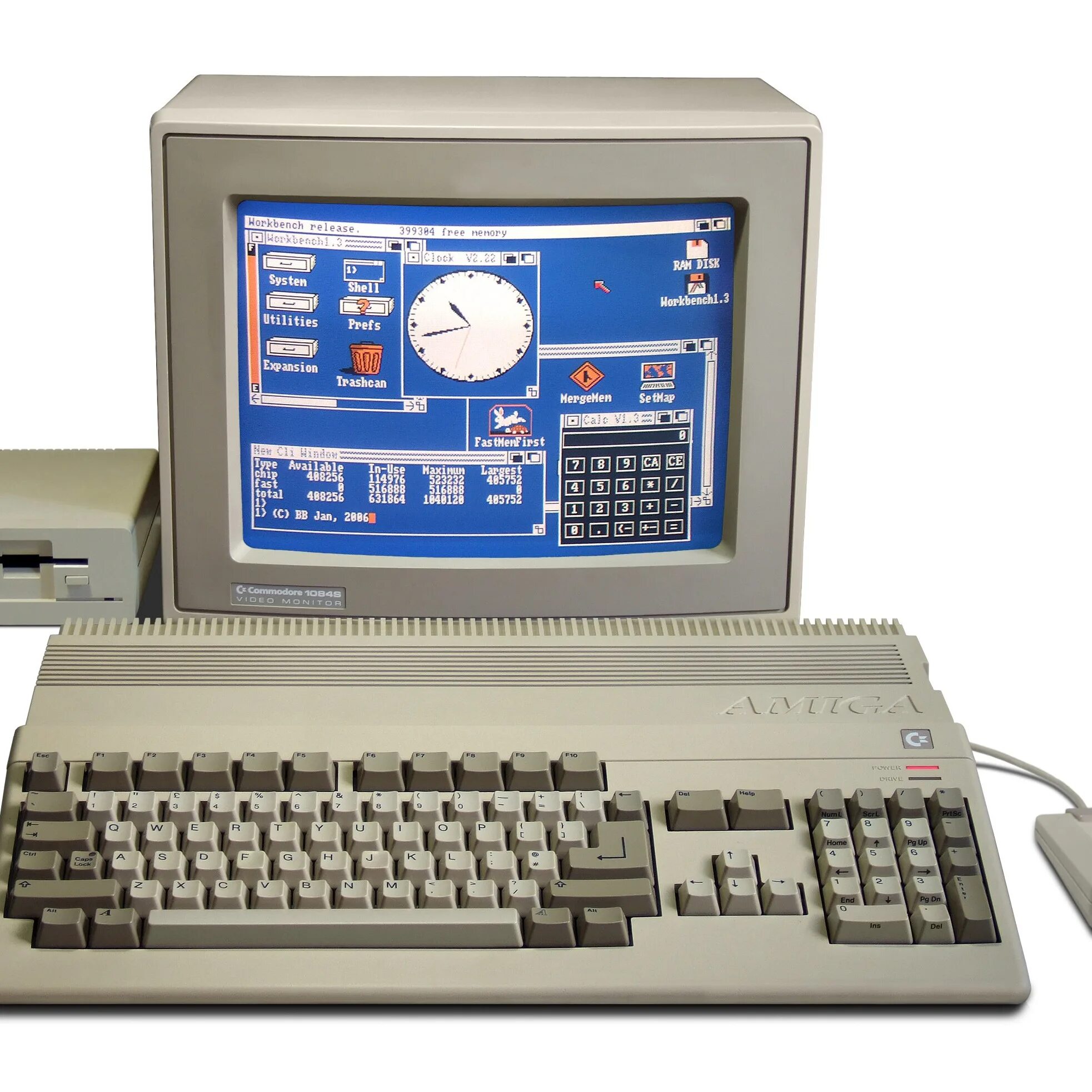 Computer has two. Computer has two