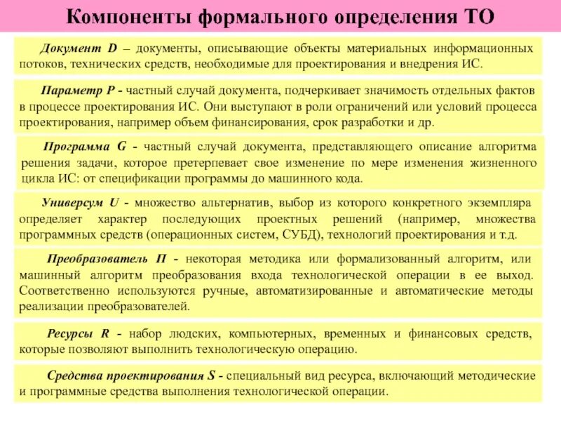 В каком документе описана система