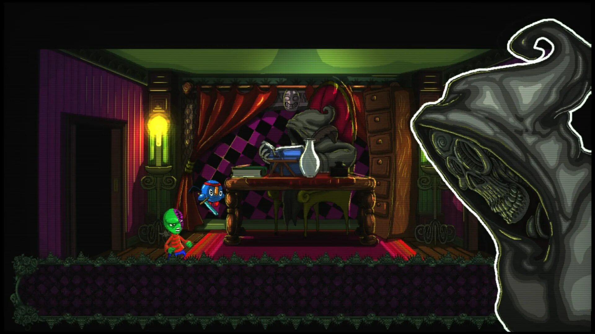 Nightmare catnap. Nightmare boy ps4. tanglewood nightmare. кошмар на тихом океане игра.