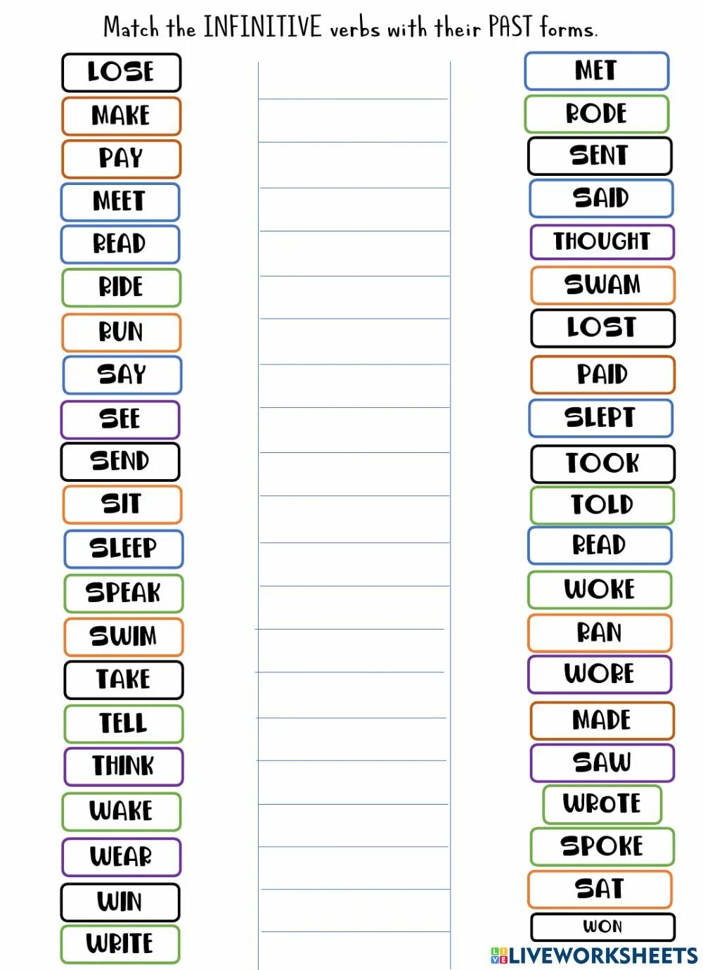 Match the verbs. Match verb. задание 2 match the verbs.
