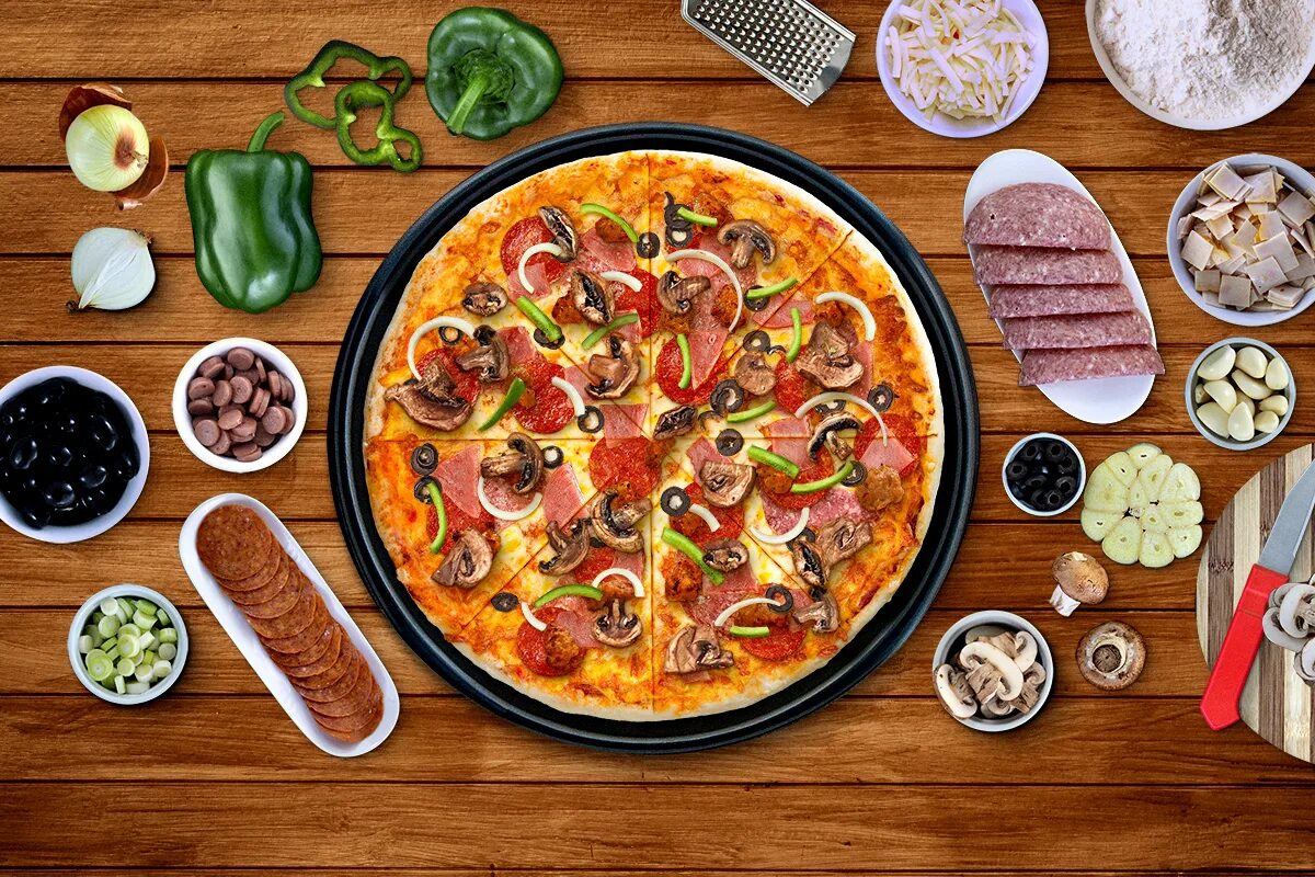 Create your own pizza