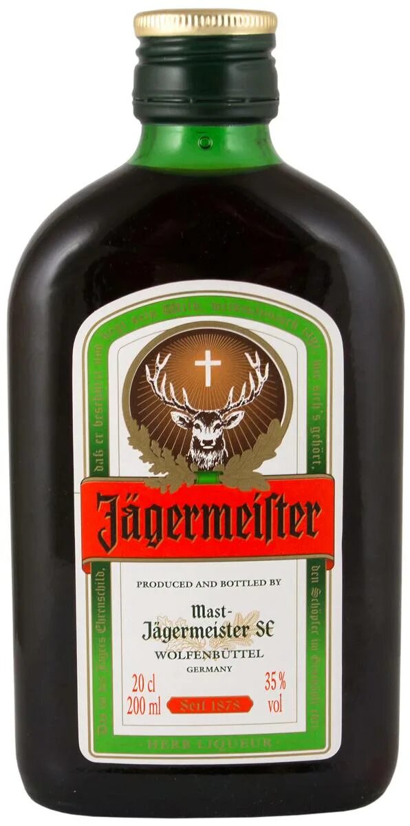 Что такое ликер. Ликер ягермайстер 0.2. ликер jagermeister 35 0,2. ликер десертный ягермайстер 0.2. ликер десертный джагермейстер 35%.