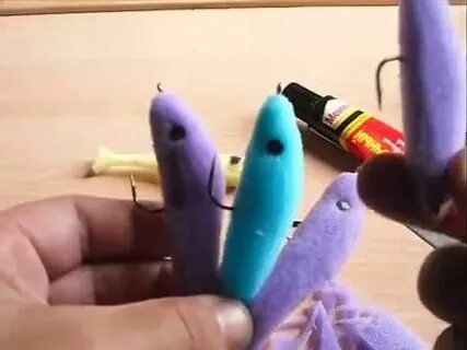 Поролоновые приманки своими руками