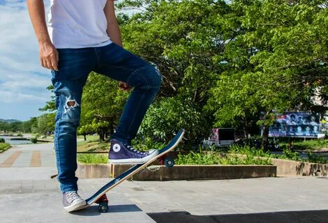 Skateboarding