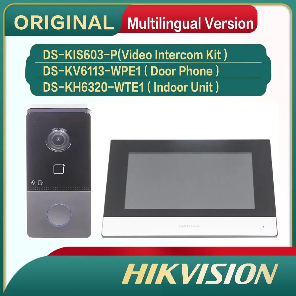 Комплект ds kis603 p c. Домофон hikvision ds-kis603. hikvision kis 603. hikvision ds kis603 p c.