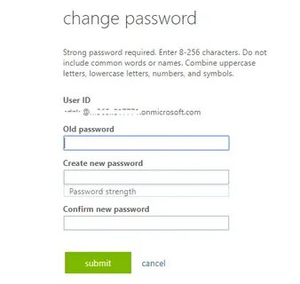 Password update