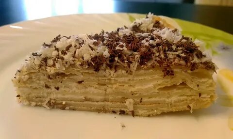 Торт с творожным кремом и сгущенкой
