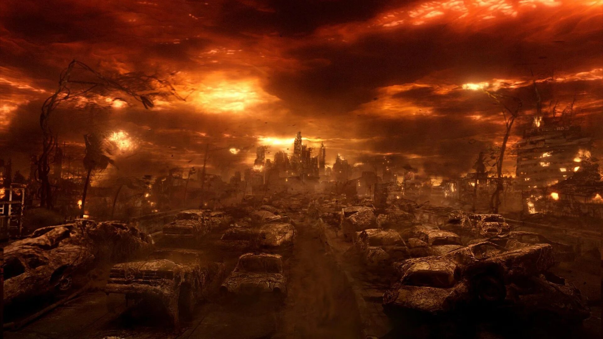 Мир после битвы. Город после апокалипсиса. Конец света.
