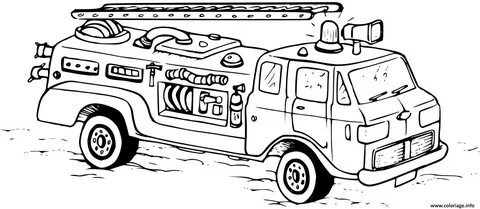 Camion pompier coloriage - beauty-up.fr