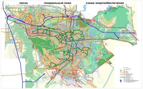 Карта транспорта пенза