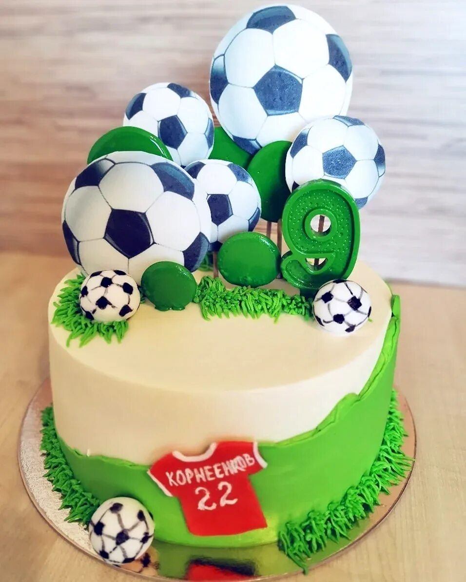 @russiancakes ,@gdetort.ru. @cakeideasfoto @cakes_ideas_videos. Soccer birthday 