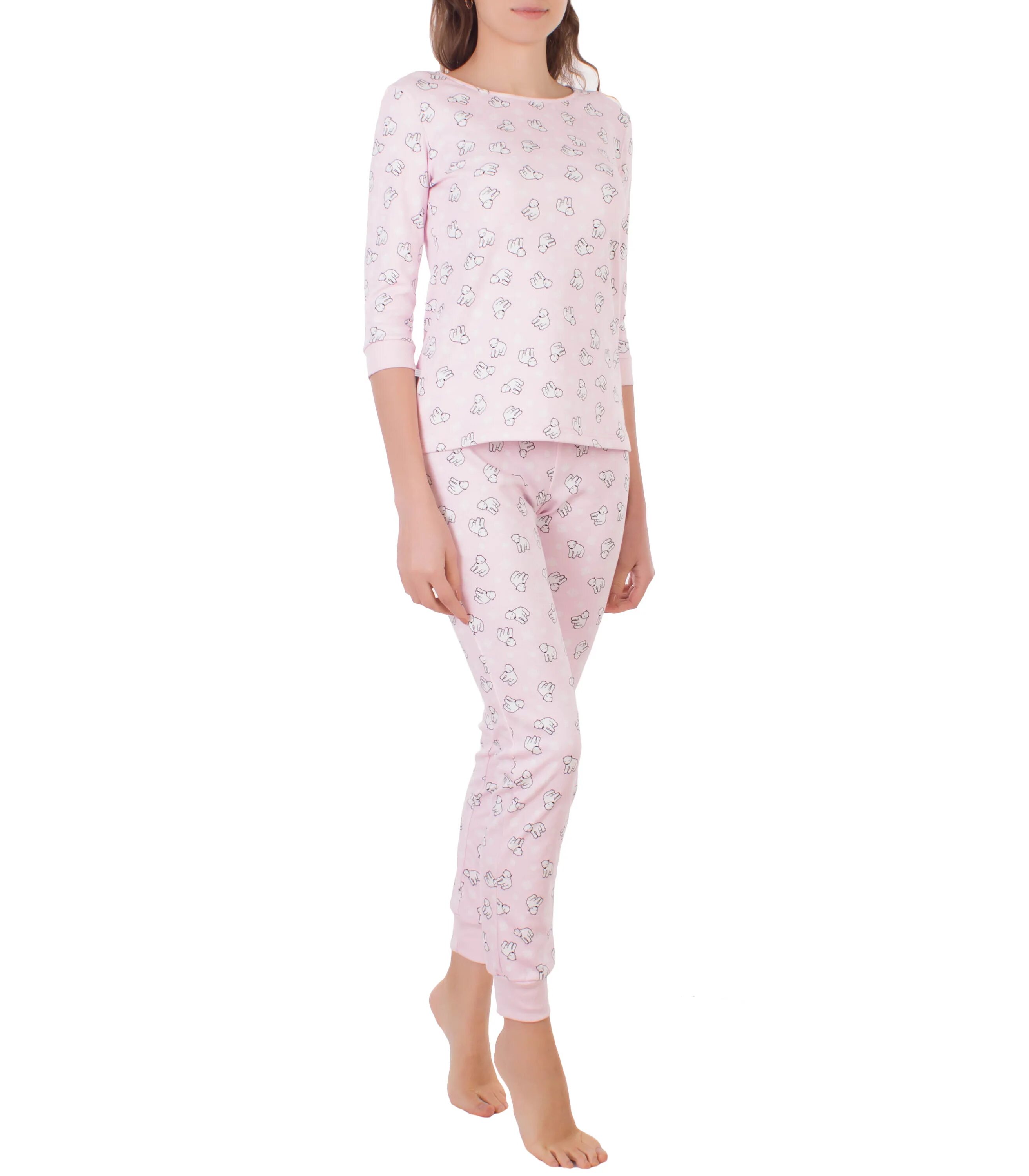 Пижамы оптом от производителя. 5685 Пижама Serge. Бледно розовая пижама женская. Пижама женская светло розовая. Пижама модель: 67857.