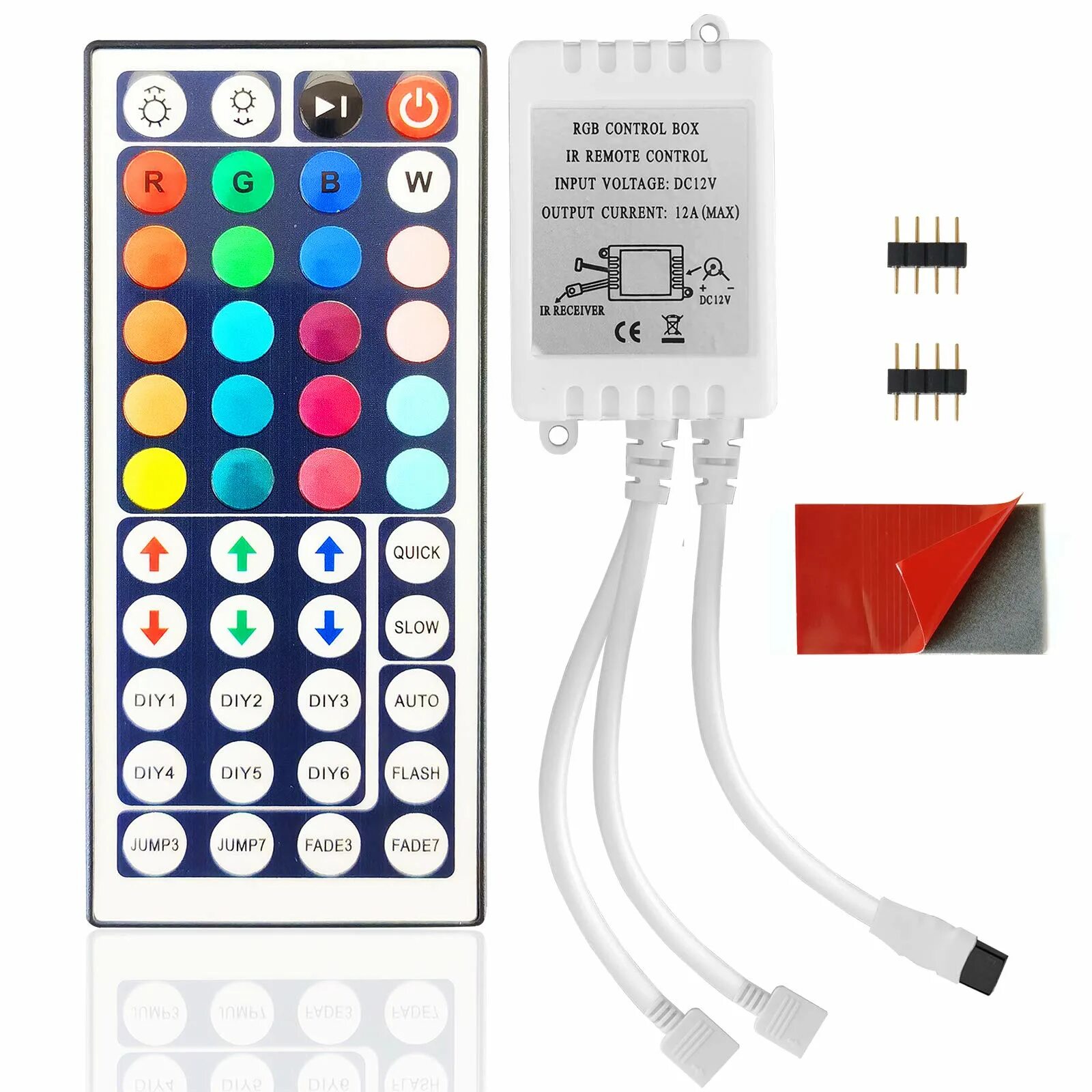 Rgb remote. Rgb контроллер 12v 4 pin. rgb control box ir remote control. rgb control box 12v. rgb led light remote controlled.