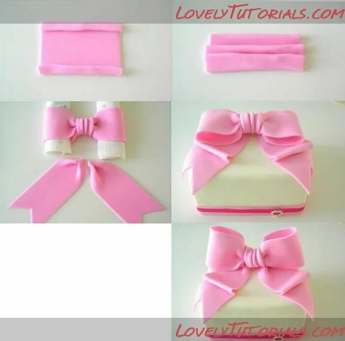 Бантик из мастики для торта. Бантик из мастики пошагово. Бантик с мастики. Бант с мастики. Бант с мастики.