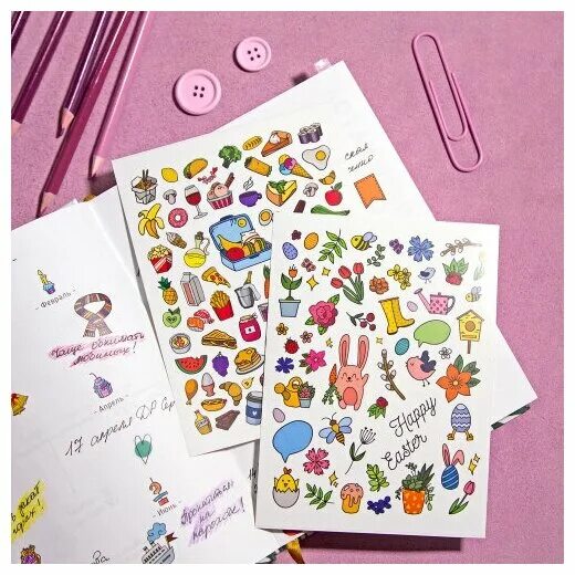 красивые весенние наклейки. весенние наклейки. весенние наклейки. весенние наклейки. стикеры скрапбукинг.