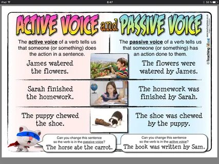 Passive voice 8 grade