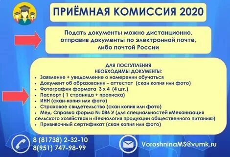 Документы после практики