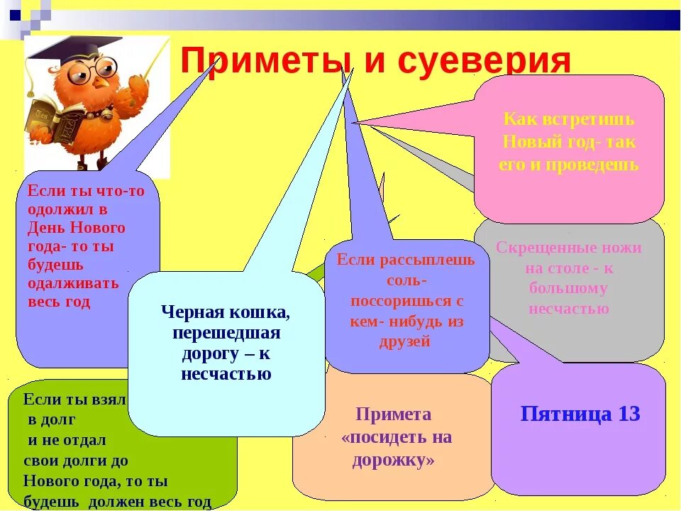 Примеры примет в россии