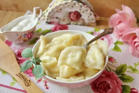 Вареники на сковороде без варки