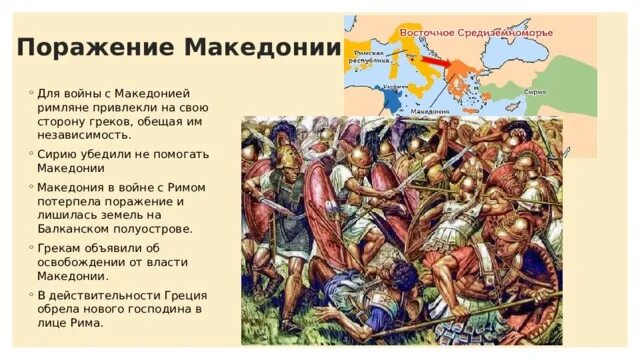 Сообщение о борьбе Рима с Македонией. Поражение Македонии истории. Завоевание Македонии Римом 5 класс. Что объявили римляне после победы над македонией