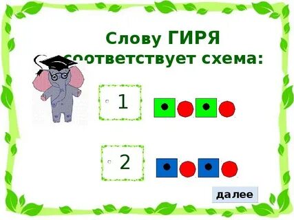 Разбор слова гири
