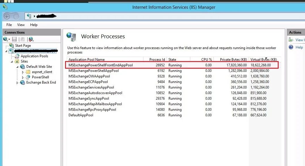 Powershell грузит процессор