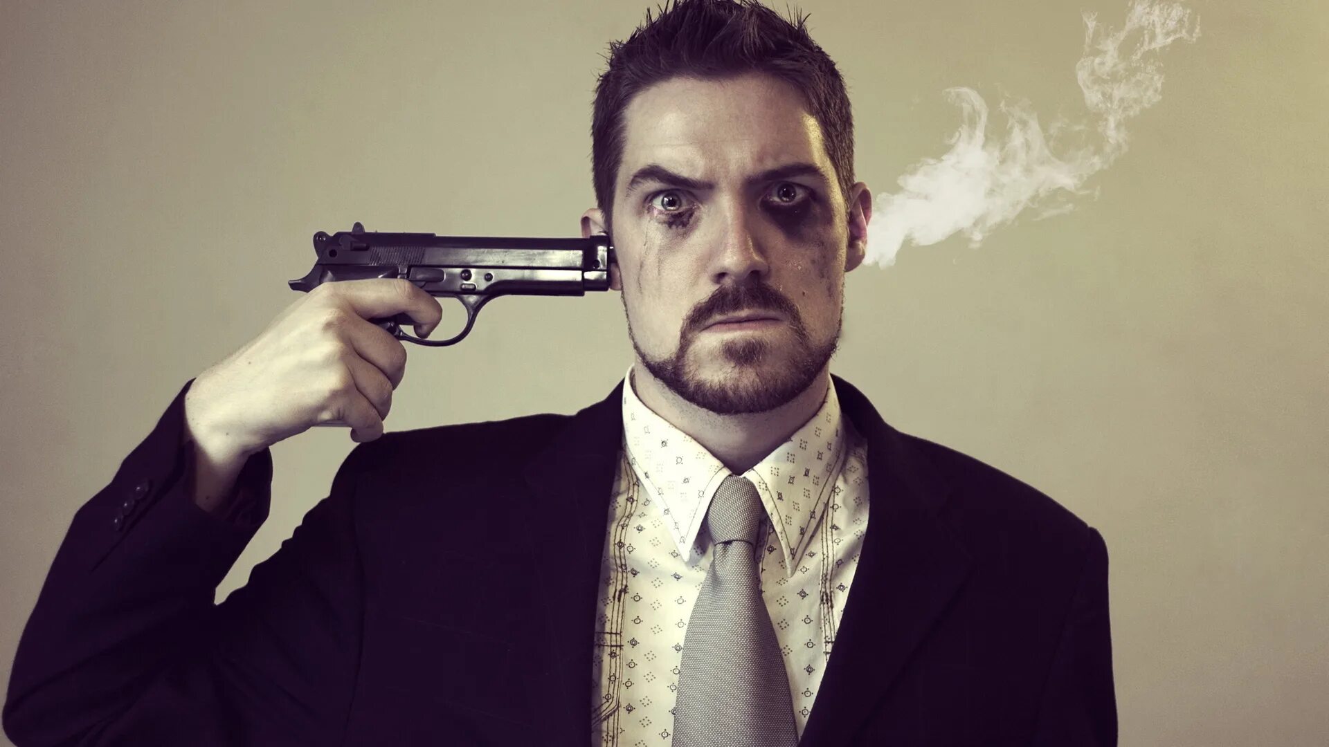 Man with a gun