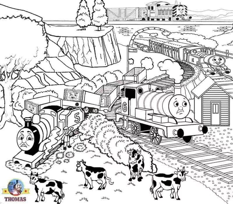 Thomas tank engine clip art Art thomas, Cartoon clip art, Train coloring pages