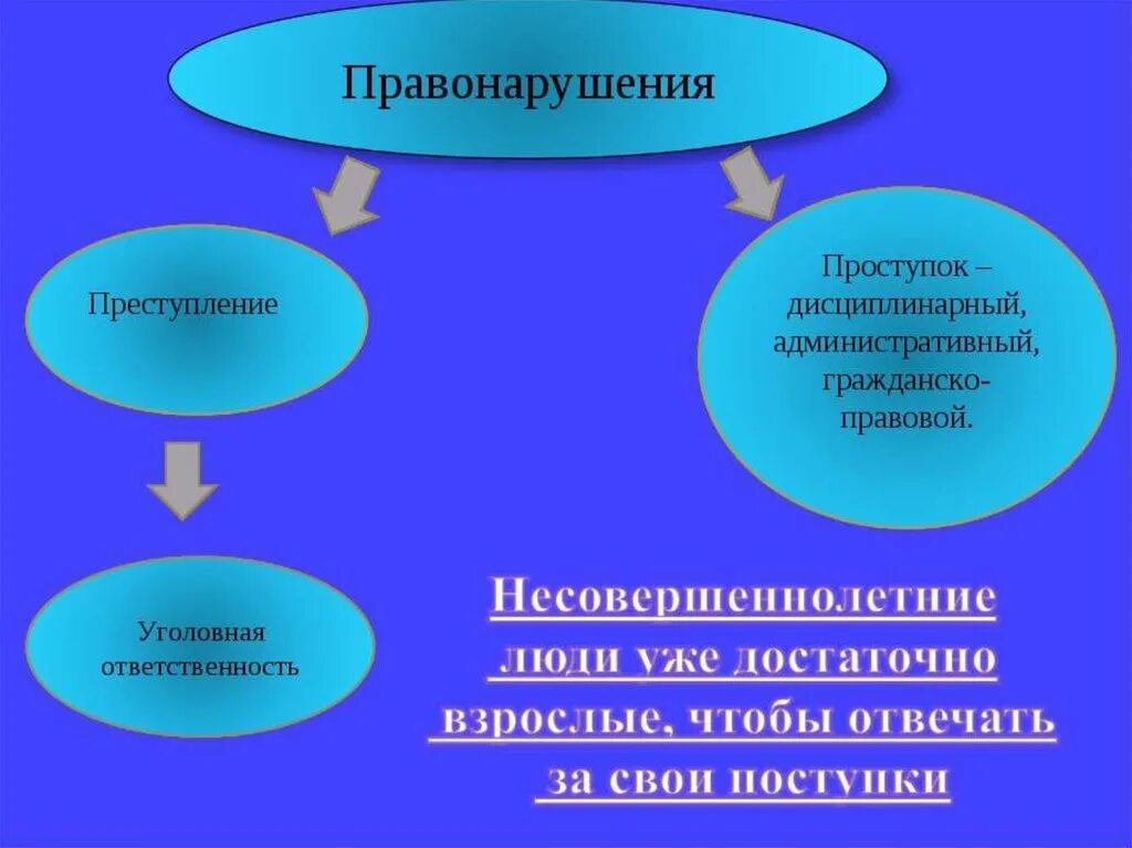 Правонарушение 4 класс