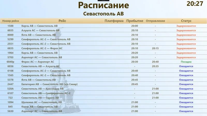 Сколько билет до севастополя. Расписание автобусов Севастополь Краснодар. Самолёт Москва-Севастополь расписание. Севастополь аэропорт расписание. Расписание автобусов табло.