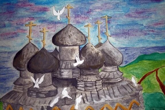 Рисунок на духовную тему. Рисунок на тему крещение руси. рисунок на тему религия. детские рисунки на тему крещение руси. детские рисунки на тему религия.