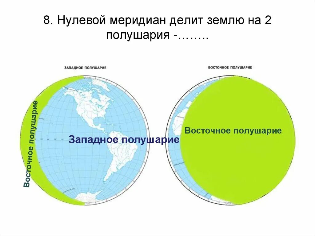 География 5 класс северное и южное полушарие. Разделение полушарий земли. Нулевой Меридиан на Западном полушарии. Западное полушарие. Западное и Восточное полушарие.