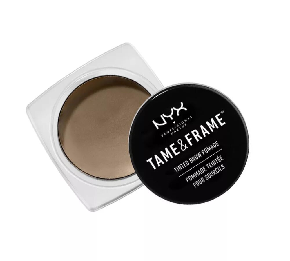 NYX professional Makeup помада для бровей Tame & frame. NYX professional Makeup Tame & frame Tinted Brow Pomade. Помадка для бровей НИКС. NYF помодка для бровей.