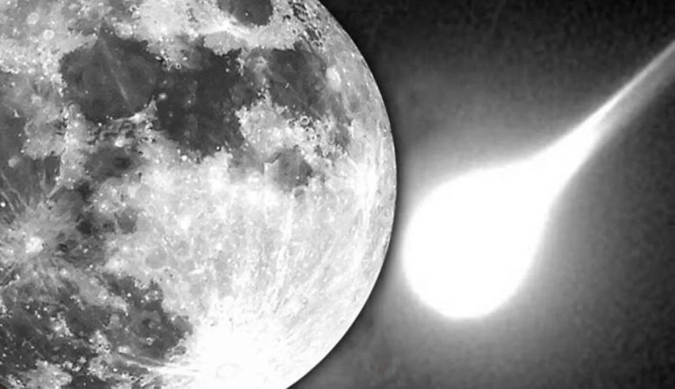 Метеорит падает на луну. Взрыв Луны. Метеориты на Луне. Луна и астероиды.