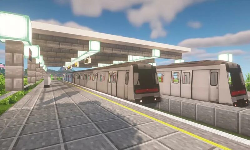 Minecraft transit railway