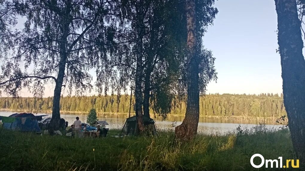 Lake Danilovo is one of the most famous small lakes of the Novosibirsk region Ти