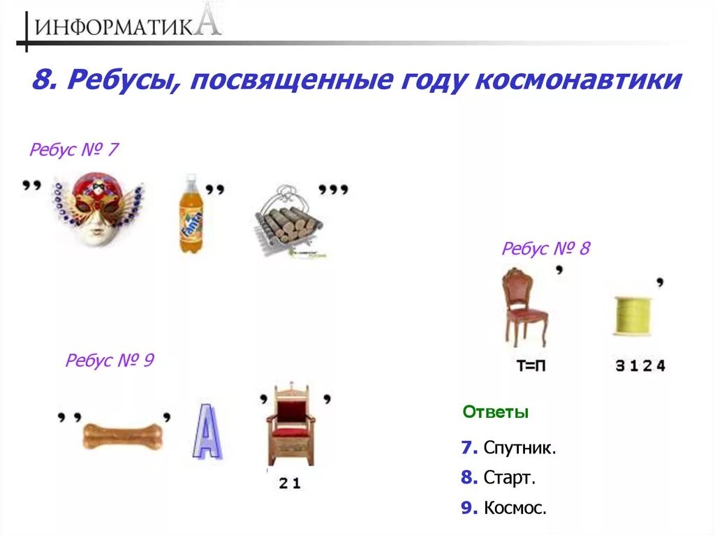 Ребусы про космос с ответами. Ребусы. Ребусы про космос для детей. Ребусы на космическую тему. Занимательные головоломки по информатике.