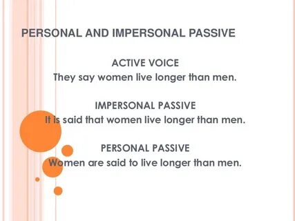 Passive constructions