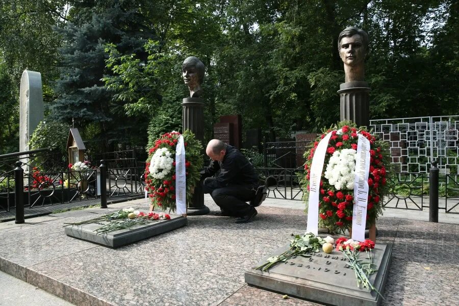 Захоронение 2022 года. Могила Бориса Ельцина.